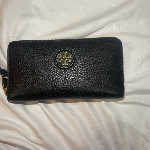 Pebble Leather Black Tory Burch Wallet - Picture 3 of 6